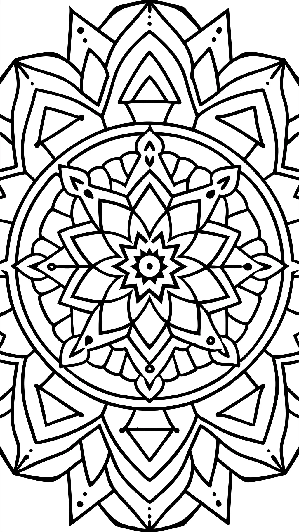 coloriages géométriques imprimables